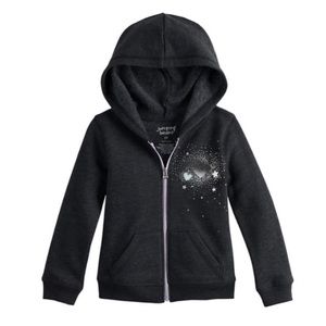 JUMPING BEANS GIRL ZIP UP HOODIE
